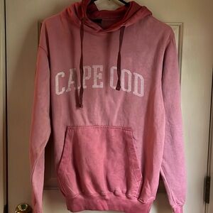 All Good Cape Cod hoodie in small. Pink and white. GUC